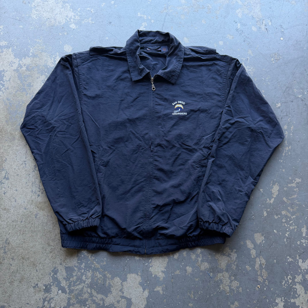 00'S CHARGERS ANTIGUA HARRINGTON JACKET (L)