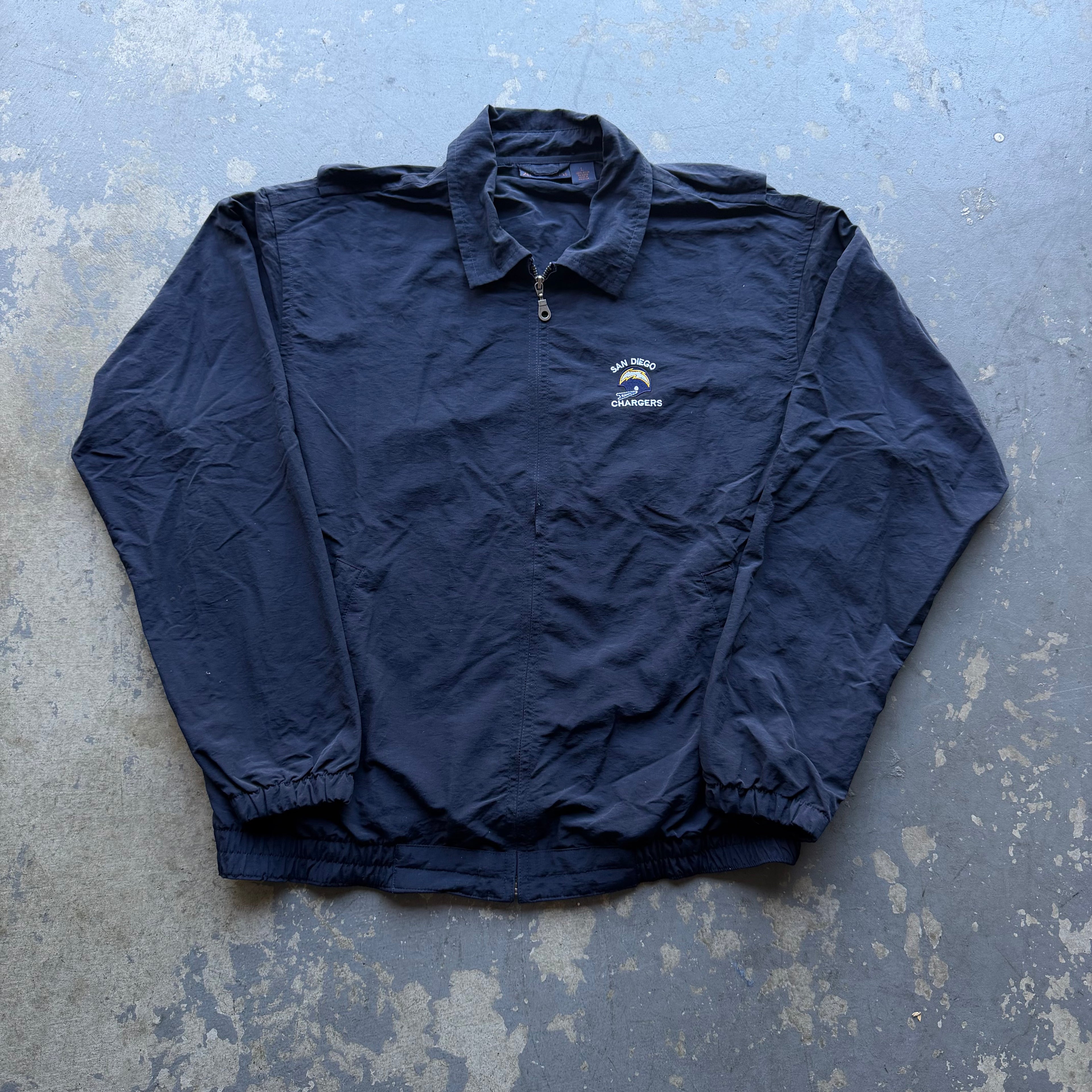 00'S CHARGERS ANTIGUA HARRINGTON JACKET (L)