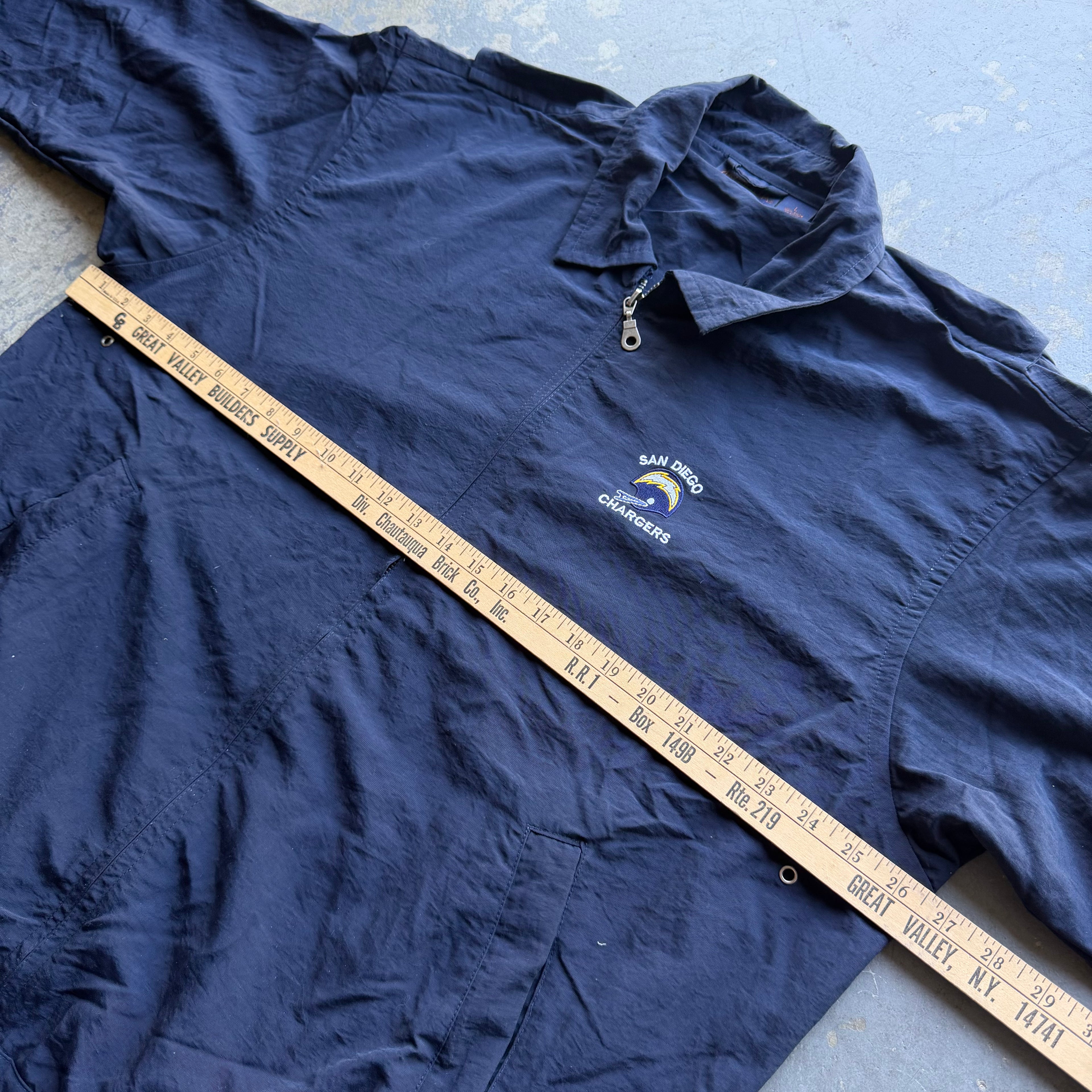 00'S CHARGERS ANTIGUA HARRINGTON JACKET (L)