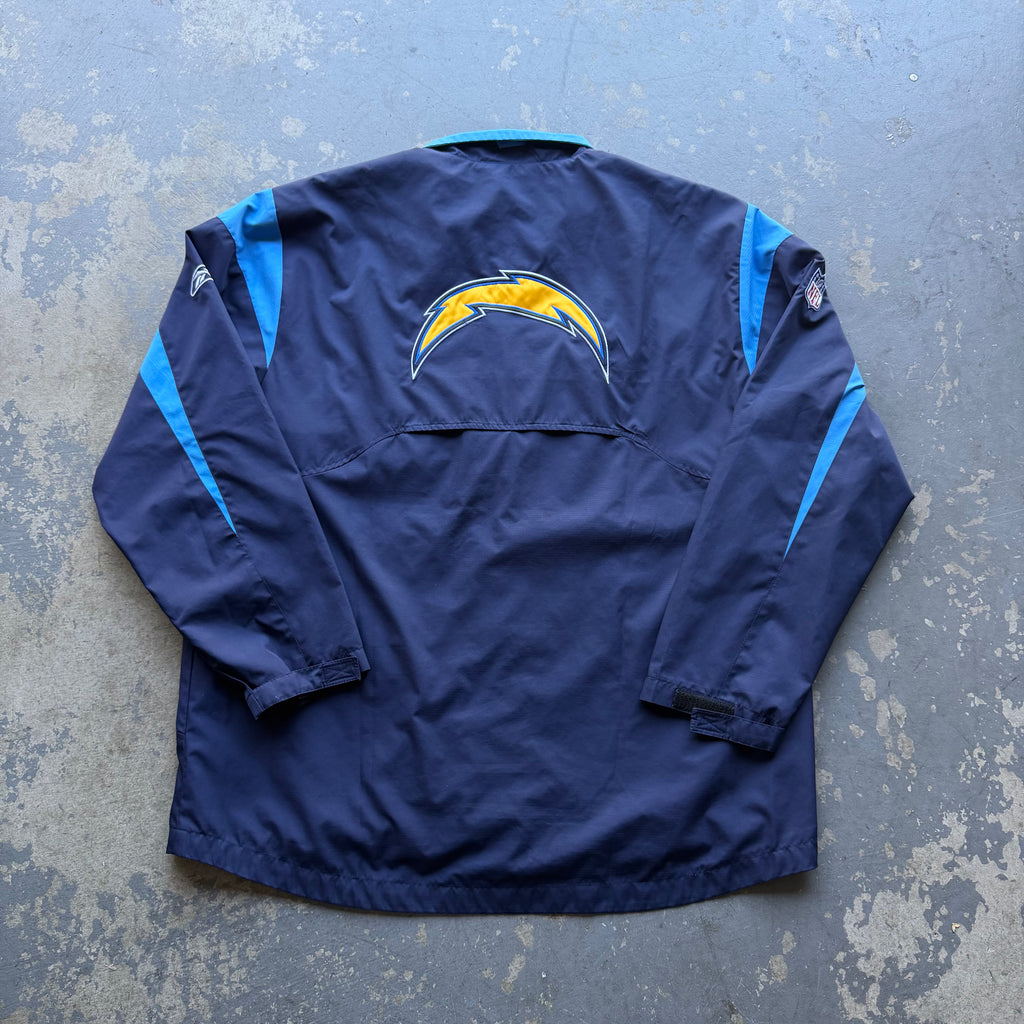00'S CHARGERS NFL REEBOK NYLON JACKET (XL)
