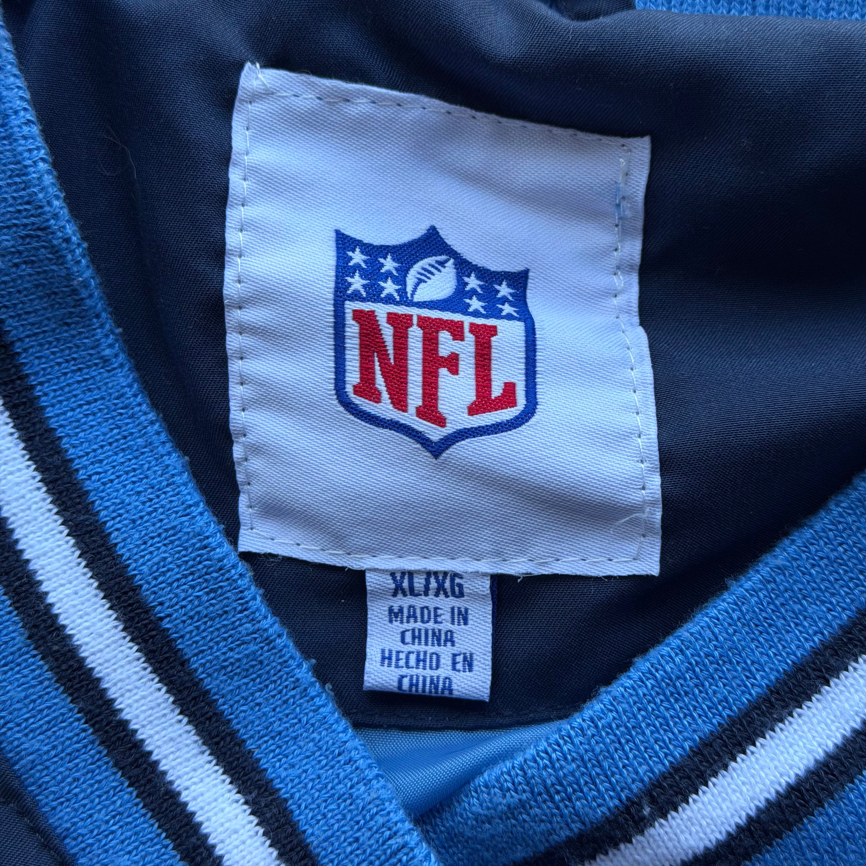 00'S CHARGERS TWO TONE NFL PULLOVER WINDBREAKER (XL)