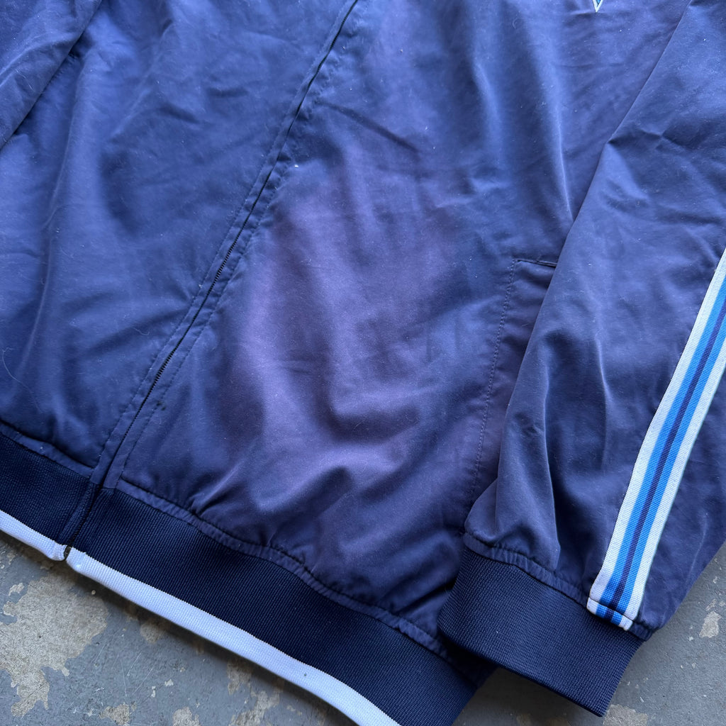 00'S CHARGERS REEBOK STRIPED NYLON ZIP UP JACKET (L)