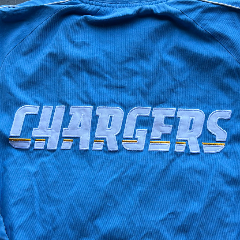 00'S CHARGERS POWDER BLUE ZIP UP JACKET (M)