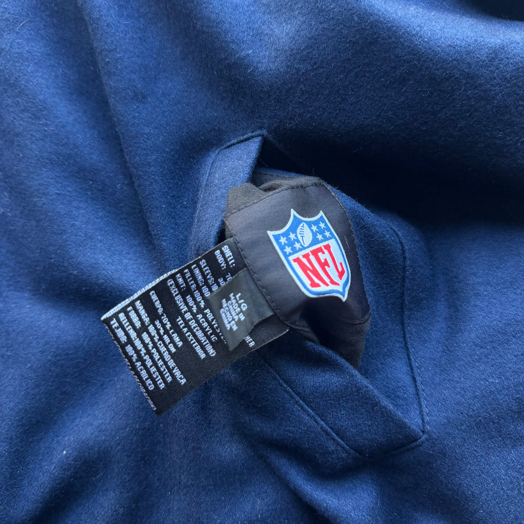 00'S CHARGERS REVERSIBLE LETTERMAN JACKET (L)