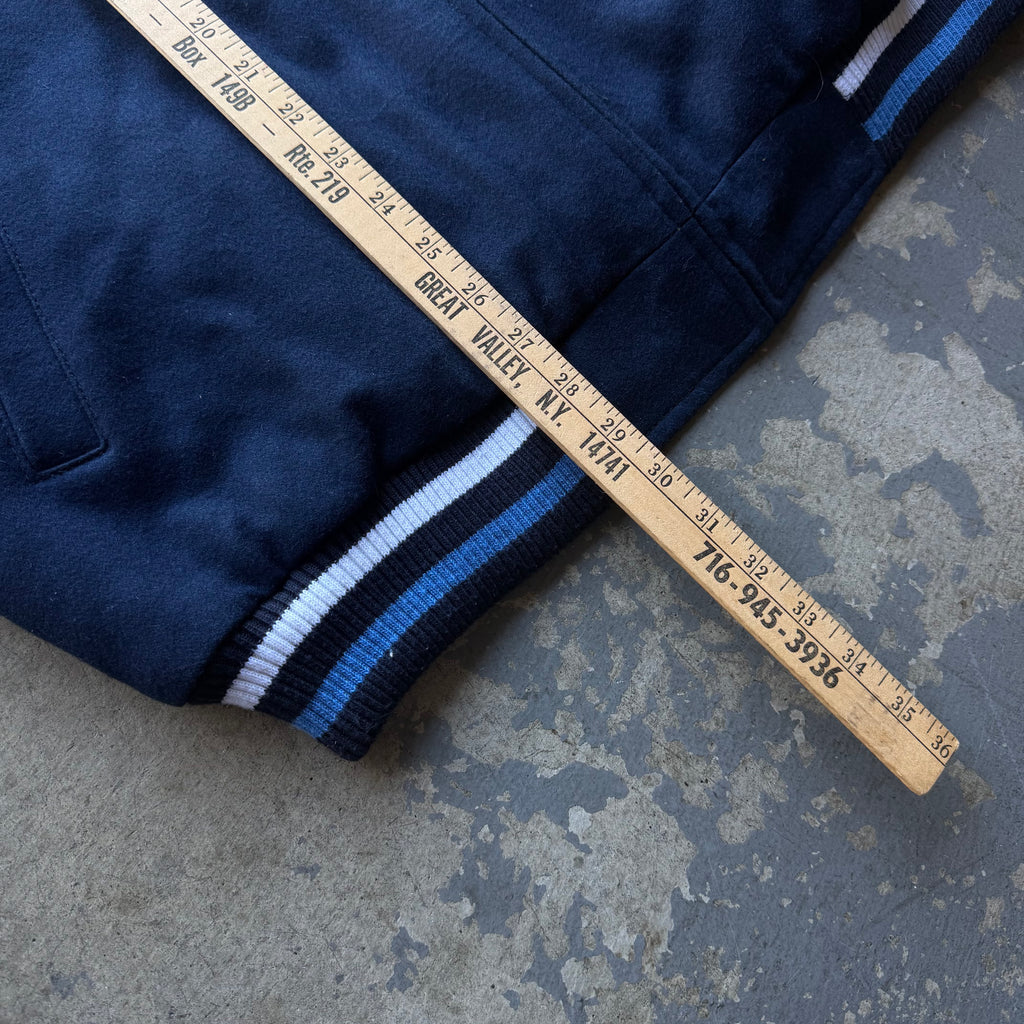 00'S CHARGERS REVERSIBLE LETTERMAN JACKET (L)
