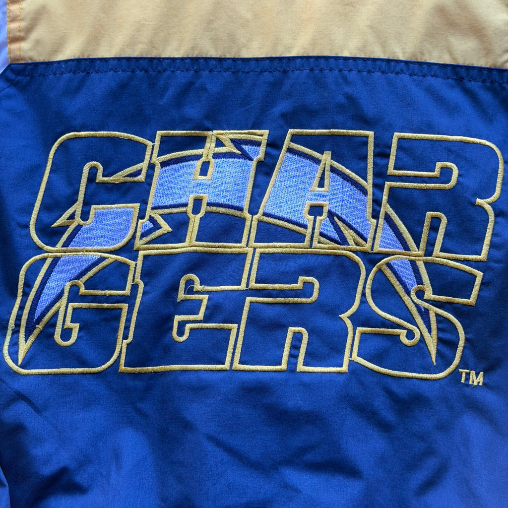 90'S CHARGERS FAT GOOSE PUFFER JACKET (XL)