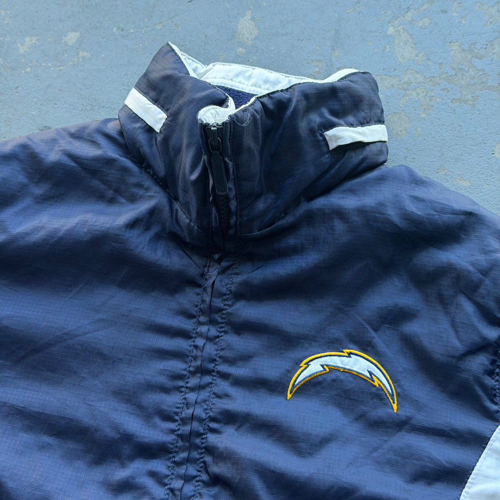 00'S CHARGERS WOMEN'S NYLON ZIP UP JACKET (M)