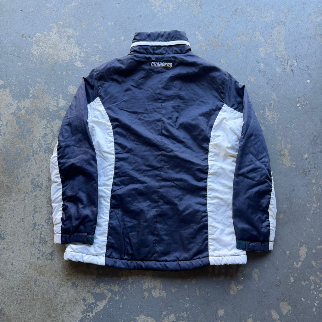 00'S CHARGERS WOMEN'S NYLON ZIP UP JACKET (M)