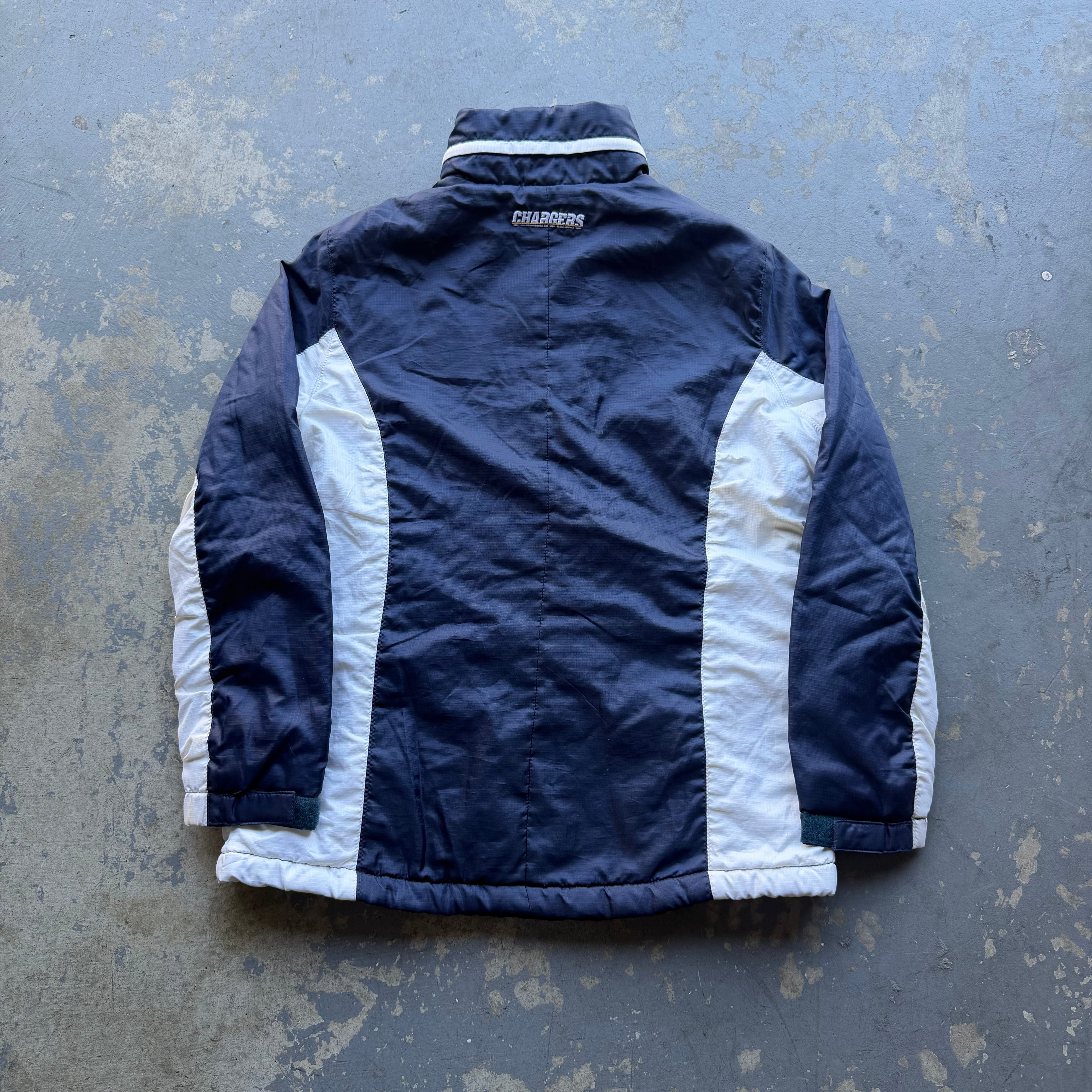 00'S CHARGERS WOMEN'S NYLON ZIP UP JACKET (M)