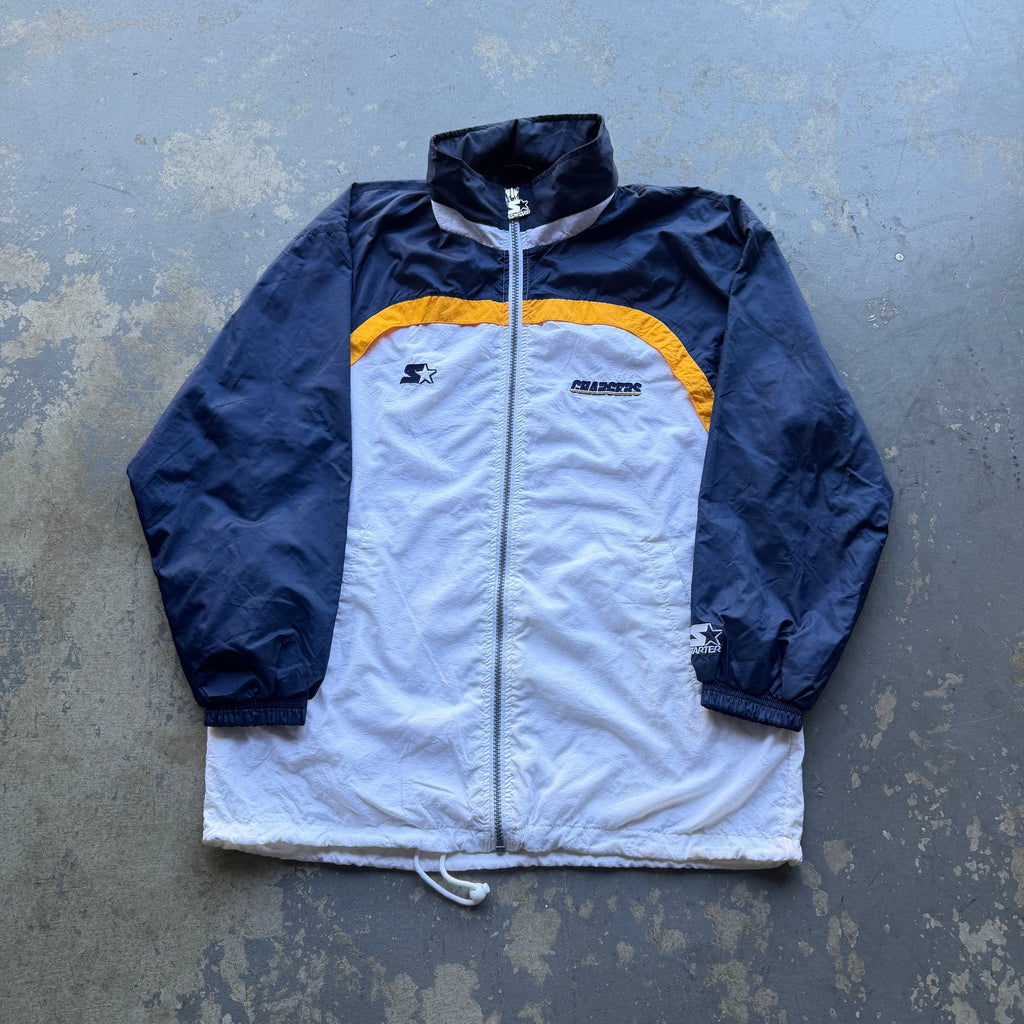 90'S CHARGERS STARTER NYLON ZIP UP JACKET (L)