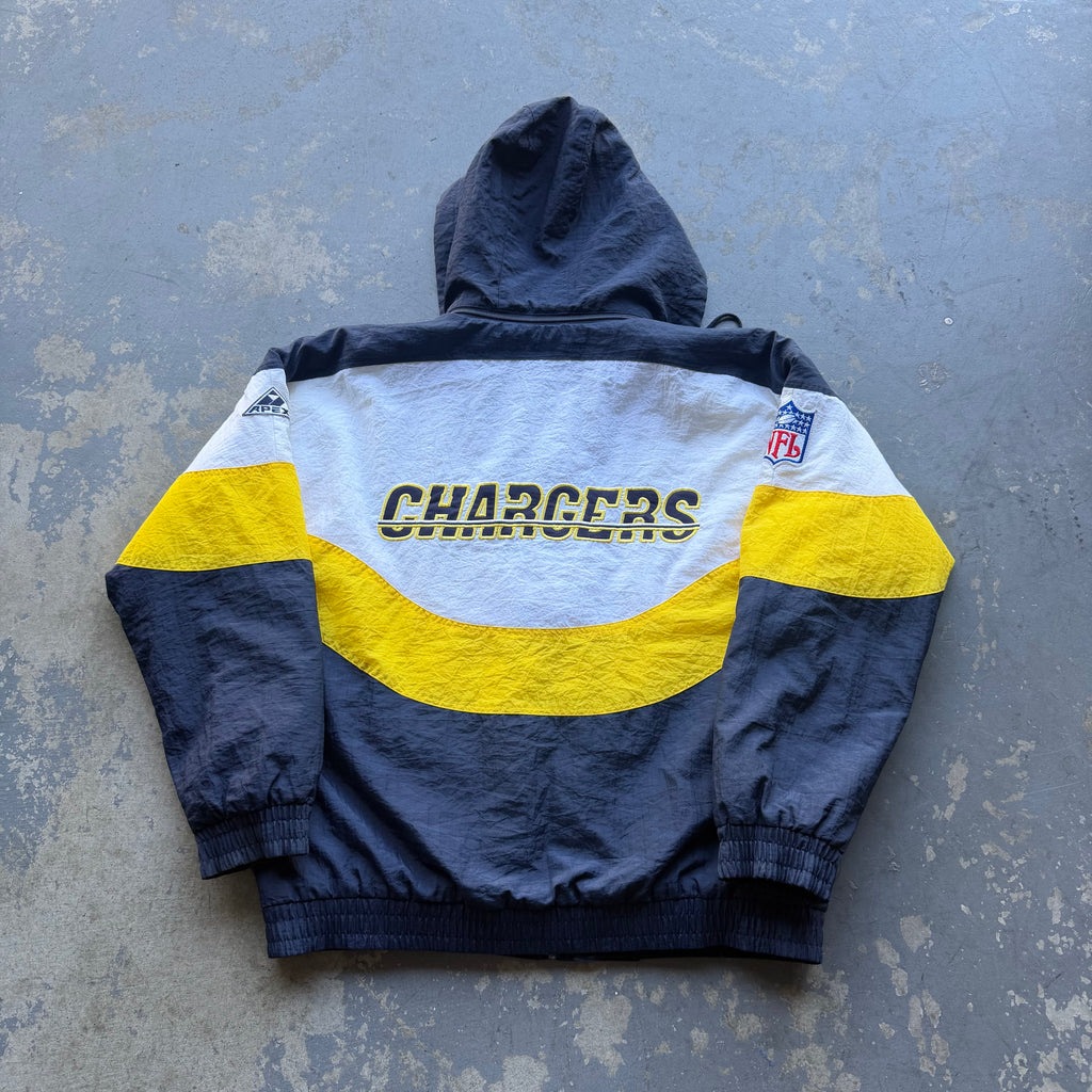 90'S CHARGERS APEX PRO LINE PUFFER JACKET (L)