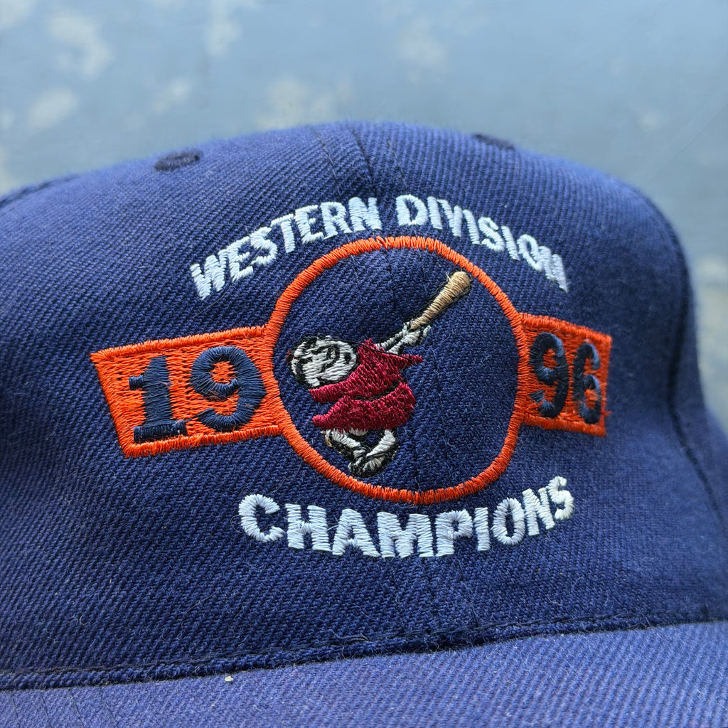 1996 PADRES SPORTS SPECIALTIES WESTERN DIVISION CHAMPIONS HAT (OS)