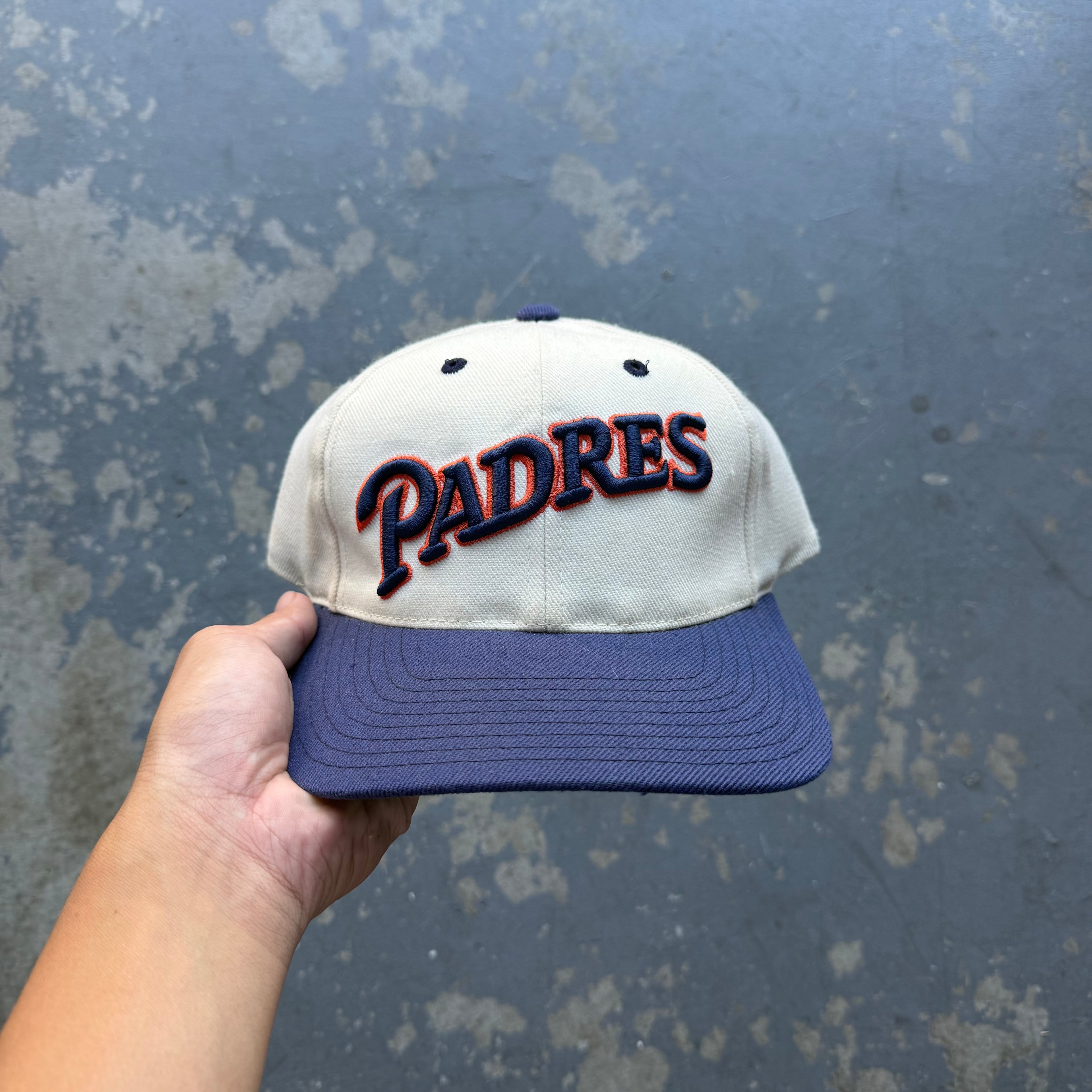90'S PADRES TWO TONE SCRIPT HAT (OS)