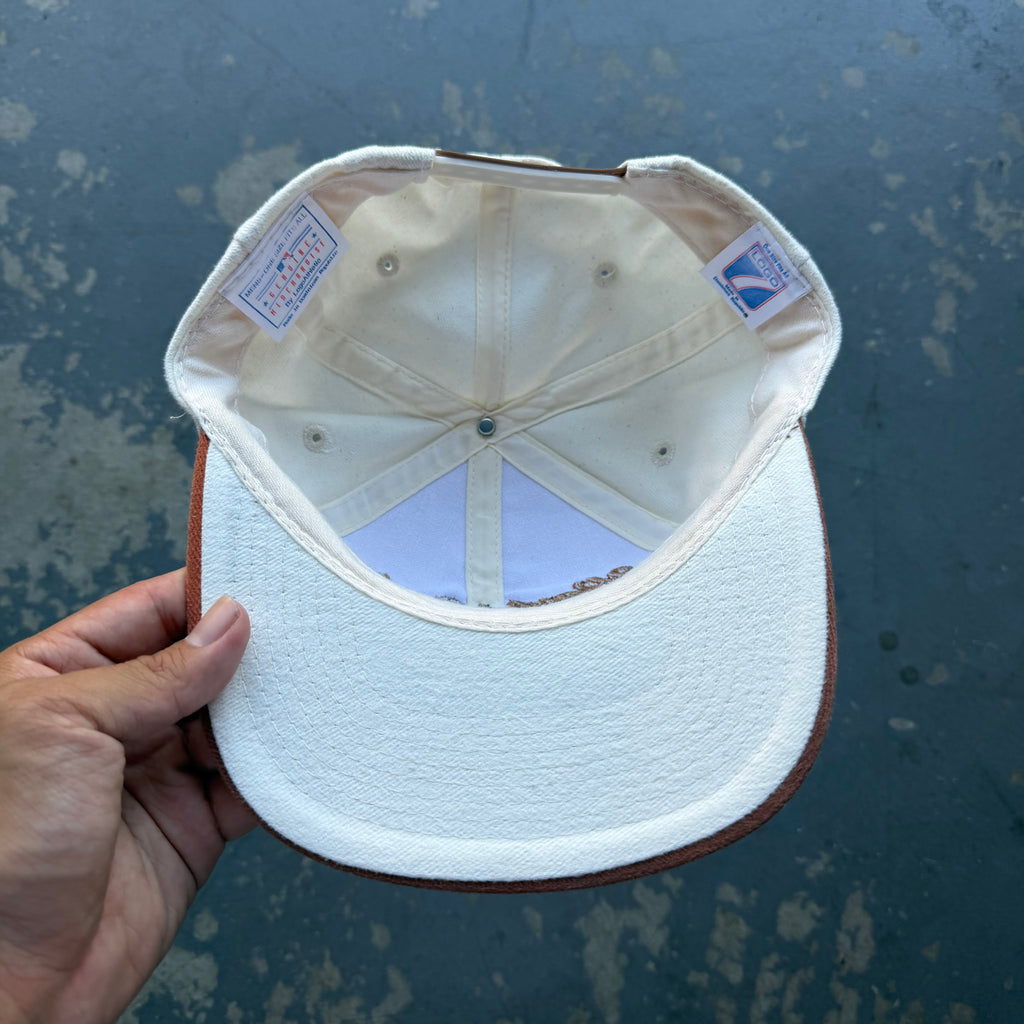 1998 PADRES LOGO 7 WORLD SERIES BROWN HAT (OS)
