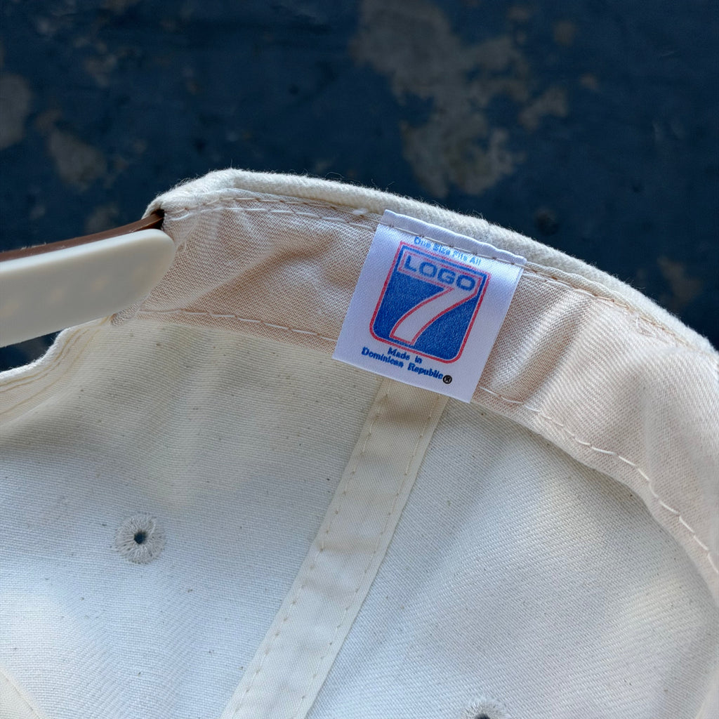 1998 PADRES LOGO 7 WORLD SERIES BROWN HAT (OS)