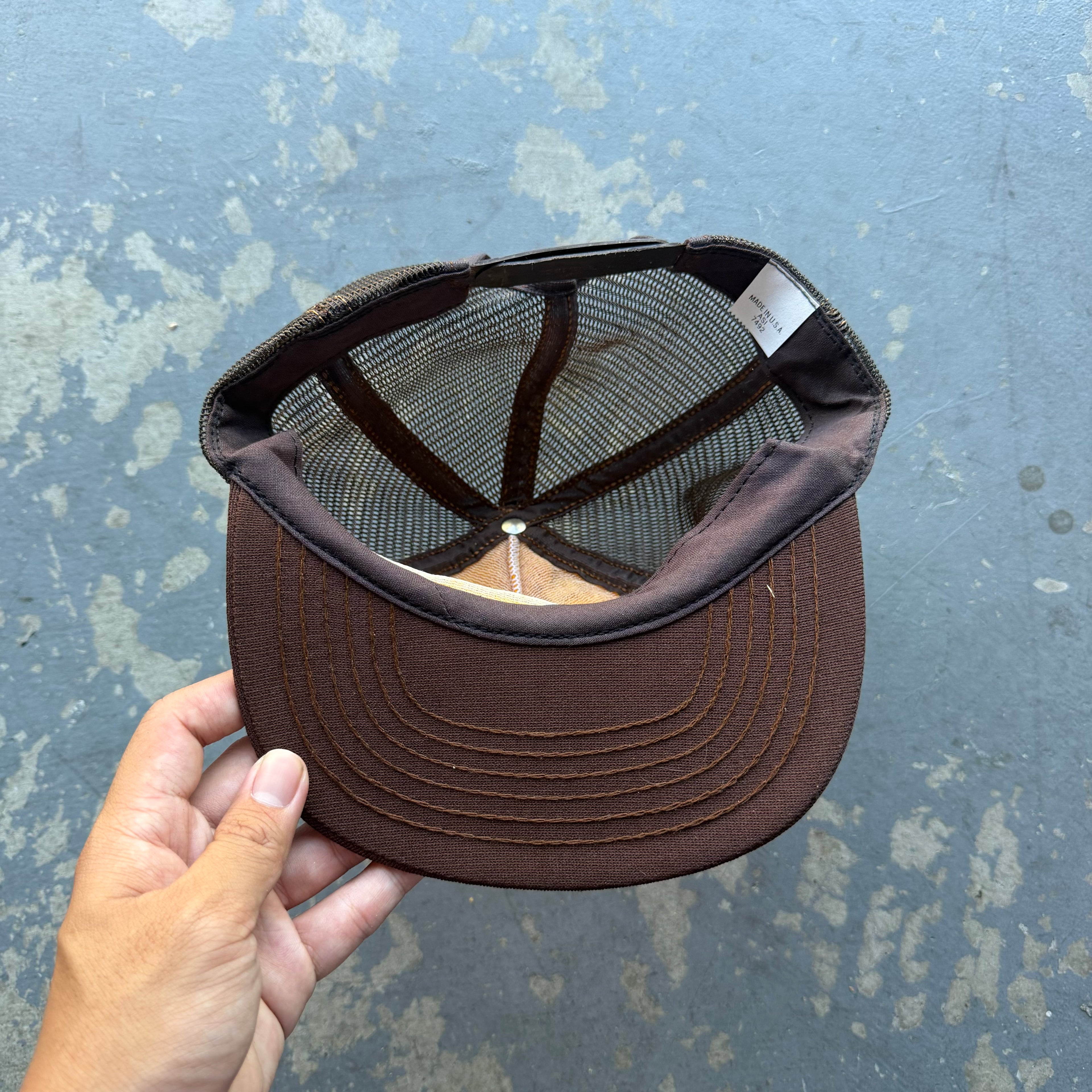 1984 PADRES N.L WEST CHAMPS TRUCKER HAT (OS)